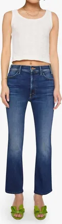Mother Lil Hustler Ankle Jeans In Taking Chances
