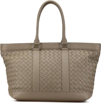 Bottega Veneta Pre-owned Tote Bags, female, Brown, Size: ONE SIZE Pre-owned Leather totes