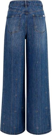 Self Portrait Womens Blue Lyocell Jeans Denim Clothing