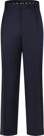 HUGO BOSS Mens Straight Trousers H in Dark Blue - Size 34 (Waist)
