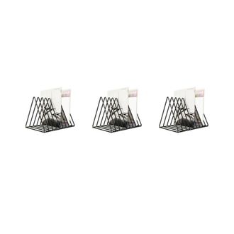 OEM Estante Para Discos De Vinilo, Cd Y Revistas (3 Unidades), Soporte De Exhibici&oacute;n Para &Aacute;lbumes, Multifuncional, Vertical, Creativo, Colecci&oacute;n De Arte E