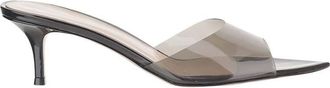 Gianvito Rossi Black Transparent Heels
