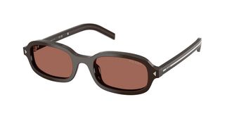 Prada PR D06S 27I20W Womens Sunglasses Brown Size 50
