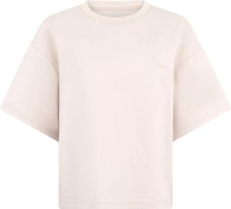Plein Sport Round Neck T-Shirt Icon Scratch - Dames - Sportshirts - Roze - L - Katoen - Fitness