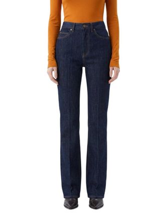 Saint Laurent Dark Blue High Rise Jeans