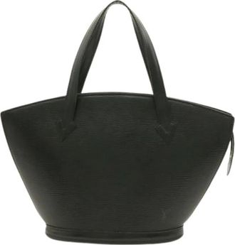 Louis Vuitton Pre-owned Handbag Tote bag - Dames - Vintage Handtas - Zwart - ONE Size - Leer - Vintage