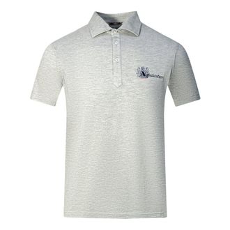 Aquascutum Volwassen Unisex Aldis London Logo Poloshirt (Grijs/Zwart)
