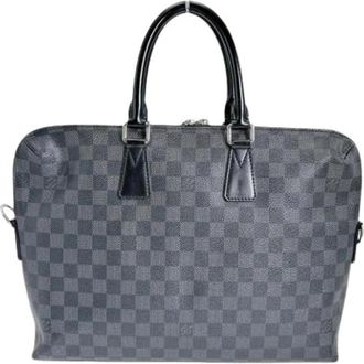 Louis Vuitton Pre-owned Aktetas - Heren - Vintage Handtas - Zwart - ONE Size - Vintage