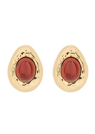 Anni Lu Anni LU Cherry on Top 18kt Gold-plated Stud Earrings - Red - One Size