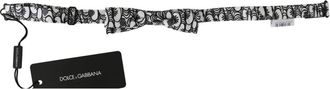 Dolce & Gabbana Gestrikte Verstelbare Hals Papillon Stropdas - Heren - Accessoires - Veelkleurig - ONE Size - Accessoires