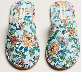 Farm Rio Quilted Hotel Slippers