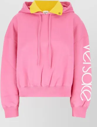 Versace pink stretch hoodie