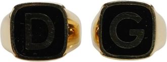 Dolce & Gabbana DG Verstelbare Ring - Heren - Ringen - Geel - ONE Size - Accessoires
