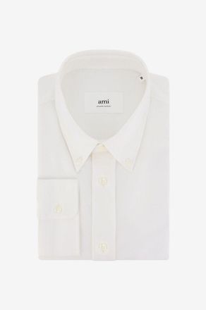Ami Oxford-Hemd mit gekn&ouml;pftem Kragen Ami de Coeur Boxy Fit