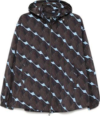 JNBY Giacca con stampa grafica - Marrone