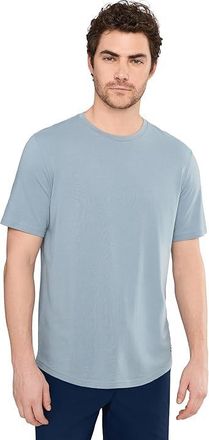 Travis Mathew Cloud Crew Mens T Shirt Ash Blue : 3XL, Cotton/Elastane/Viscose