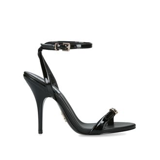 Steve Madden Womens Leather Foxx 018 Heels - Black - Size UK 6