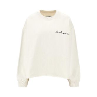 Maison Margiela Calligraphic logo print sweatshirt Woman S
