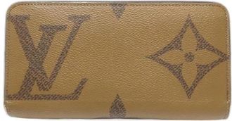 Louis Vuitton Pre-owned Vintage Canvas Portemonnee - Dames - Vintage Accessoires - Beige - ONE Size - Vintage