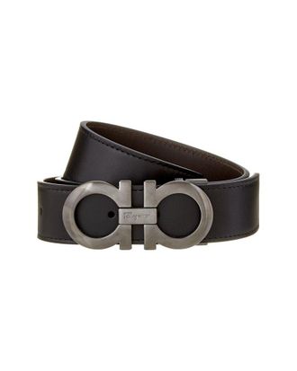 Ferragamo Ferragamo Double Gancio Reversible & Adjustable Leather Belt