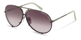 Porsche Design P8478 G155 Mens Sunglasses Green Size 66