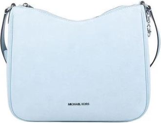 Michael Kors Nayla Medium Messenger Bag - Dames - Schoudertassen - Blauw - ONE Size - Leer - Tassen