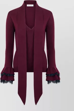 Nina Ricci crewneck wool cardigan