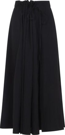 STUDIO NICHOLSON Black Solid Maxi Skirt