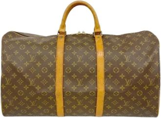 Louis Vuitton Pre-owned Weekend Bags, unisex, Brown, Size: ONE SIZE Pre-owned Boston bag