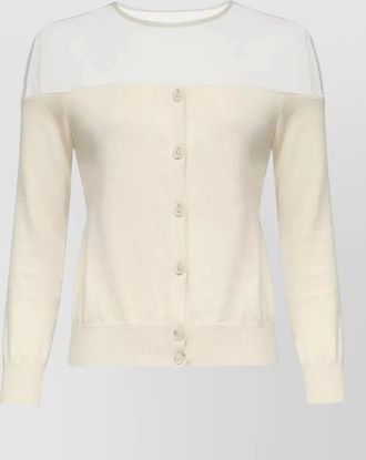 Maison Margiela off shoulder cardigan