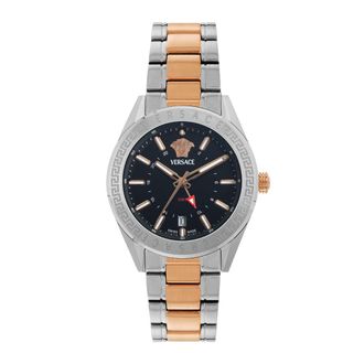 Versace Mens V-Code 42mm Quartz Watch