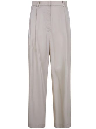 Frankie Shop Marfa Fluid Twill Pleated Trousers