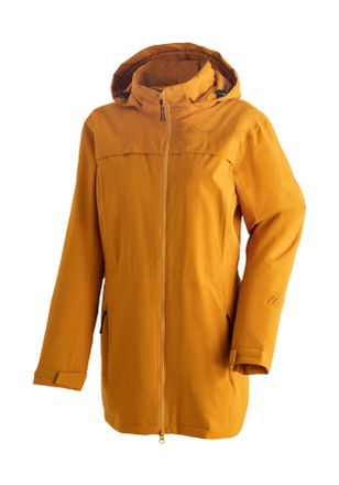 Maier Sports Outdoorjacke MAIER SPORTS Liselotte, Damen, Gr. 42, braun (hellbraun), 100% Polyester, Rundhals, Jacken Outdoorjacke, Damen Mantel, atmungsaktiv wasse