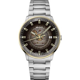 Mido Commander Gradient Automatic Bracelet Watch, 40mm in Black at Nordstrom
