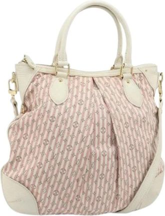 Louis Vuitton Pre-owned Handbags, female, Pink, Size: ONE SIZE Pre-owned Monogram Mini Lin Shoulder Bag