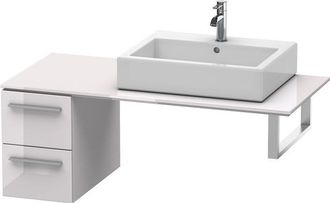 Duravit Duravit X-large Armario Base Para Consola 6721, 2 Cajones, 300mm, Color (frente/cuerpo): Laca Blanca Lila Alto Brillo - Xl672102727