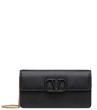 Valentino Garavani Black Vlogo Small Crossbody Bag