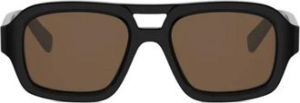 Celine 3 Dots Zonnebril - Heren - Zonnebrillen - Zwart - 53 MM - Accessoires