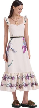 La DoubleJ Peperkoekjurk - Dames - Casual kleedjes - Beige - M - Katoen - Kleedjes