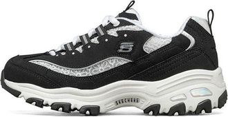 Skechers (WMNS) Skechers D Lites 1.0 Fashion Running Shoes Black/White 149250-BKW