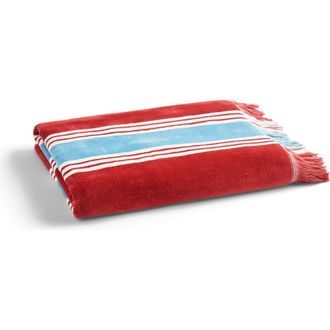 Christy College Stripe Hammam Inspired Beach Towels in Earth Red at Nordstrom