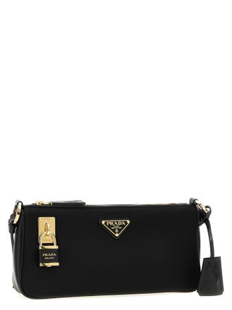 Prada Black Polyamide Shoulder Womens Bag