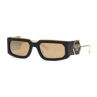Philipp Plein SPP119M Rose Venus 700G Black/Gold/Brown with Gold Mirror