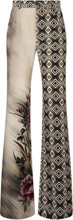 Alberta Ferretti Donna, Pantaloni, Multicolore, M, new