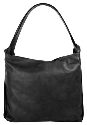 Forty Degrees Shopper FORTY, Damen, Gr. B/H/T: 43cm x 36cm x 5cm onesize, schwarz, Leder, unifarben, Taschen Shopper, echt Leder, Made in Italy