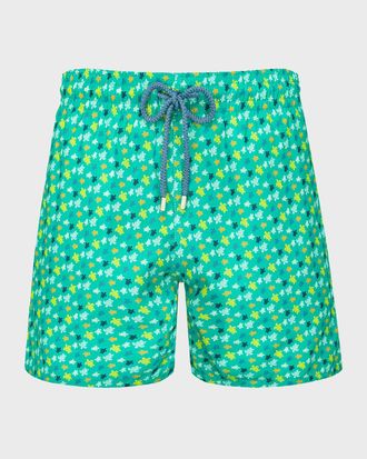Vilebrequin Men & apos;s Micro Ronde Des Tortues Swim Trunks