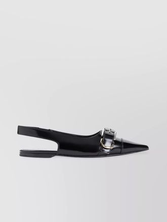 Givenchy leather slingback ballerina flats