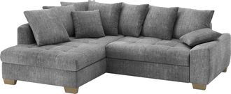 Mr. Couch Ecksofa »Nikita II, L-Form« Wahlweise mit Bettfunktion, Bettkasten & RGB-LED-Beleuchtung