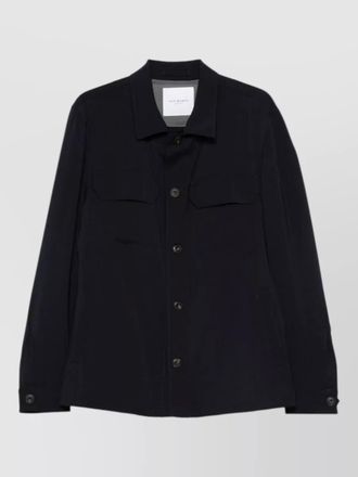 Luigi Bianchi tailored jacket long sleeves point collar