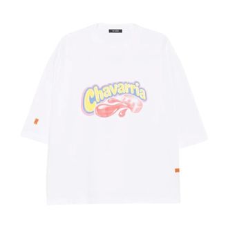 Willy Chavarria Os Chavaloo T-Shirt - Tops - Hombre - Blanco - L